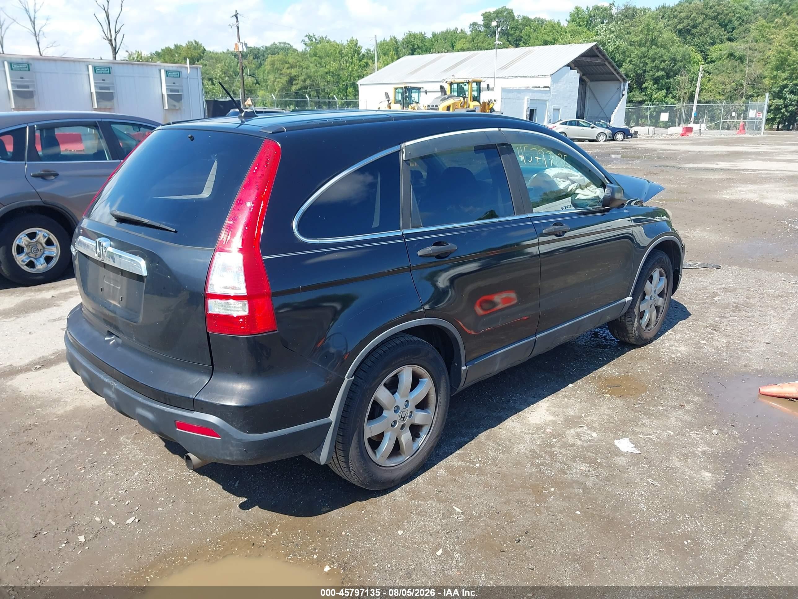 2008 Honda Cr-v Ex Black vin: 5J6RE48548L026363