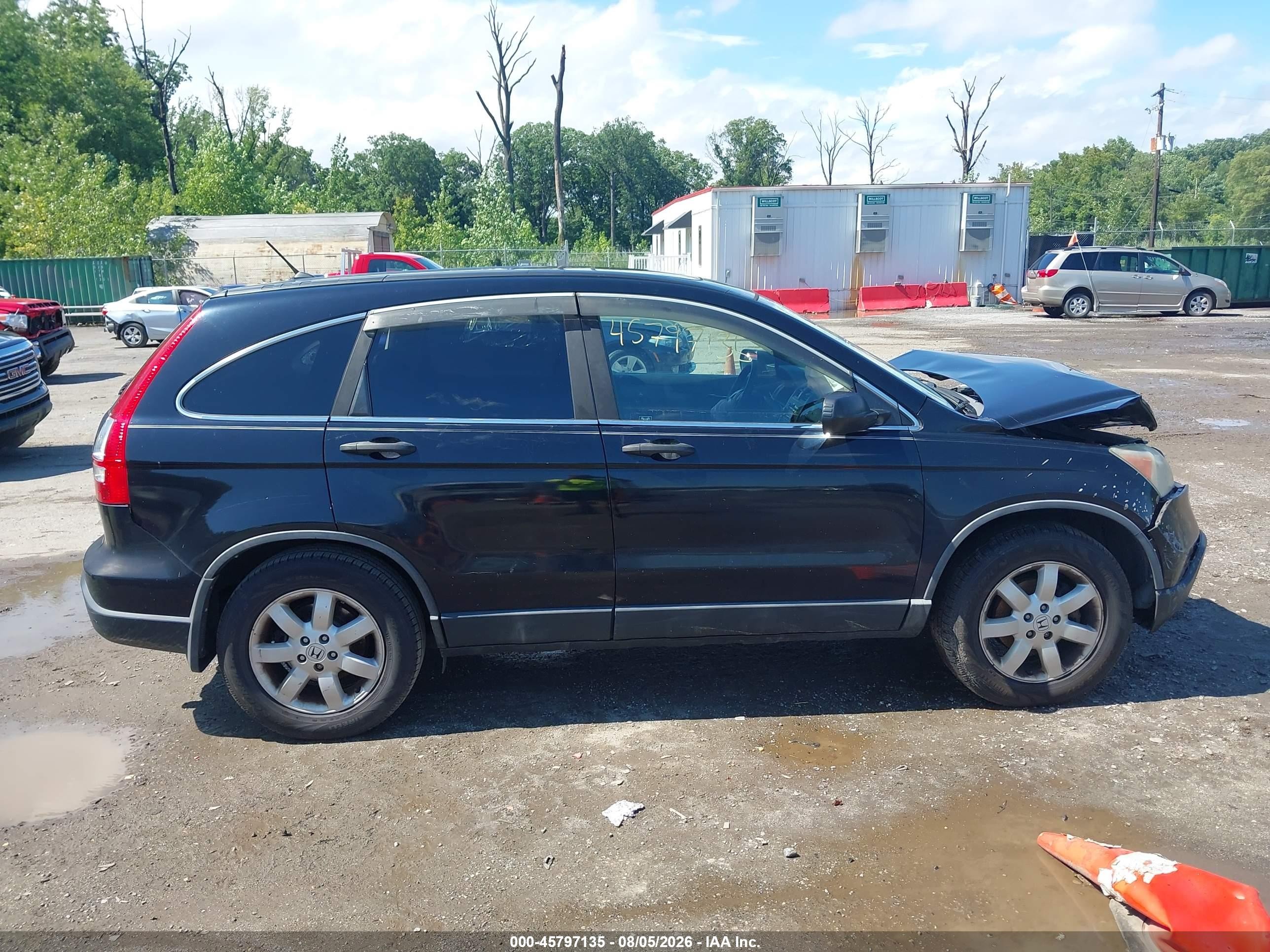 2008 Honda Cr-v Ex Black vin: 5J6RE48548L026363