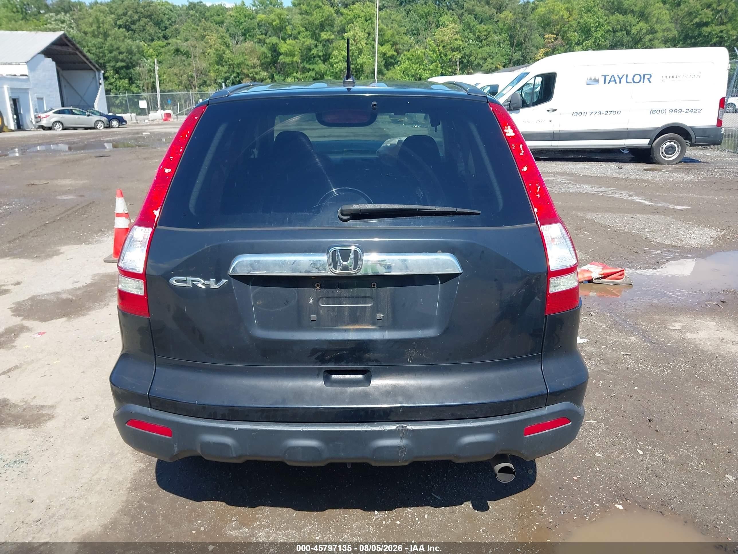 2008 Honda Cr-v Ex Black vin: 5J6RE48548L026363
