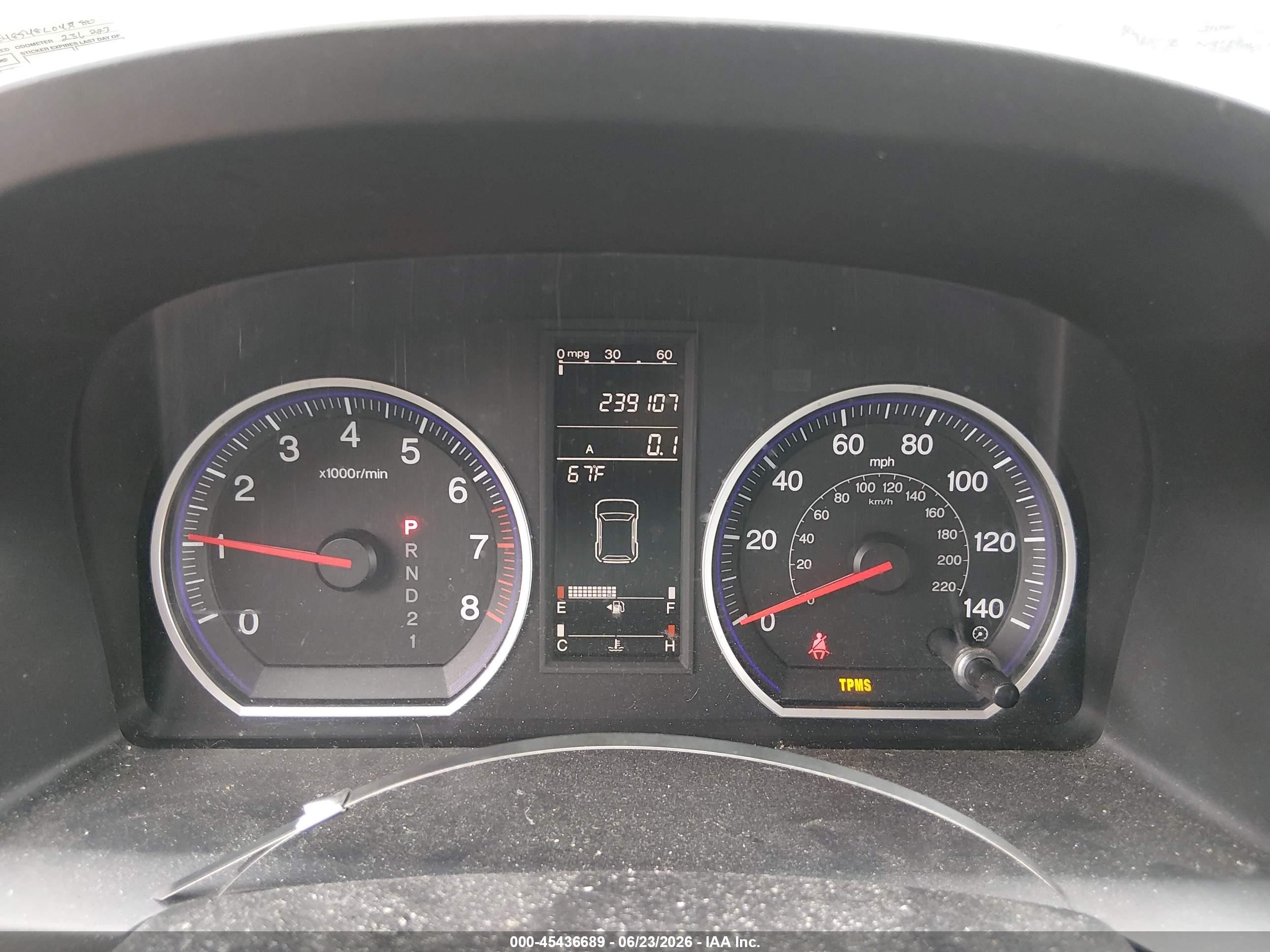 2008 Honda Cr-v Ex White vin: 5J6RE48548L043180