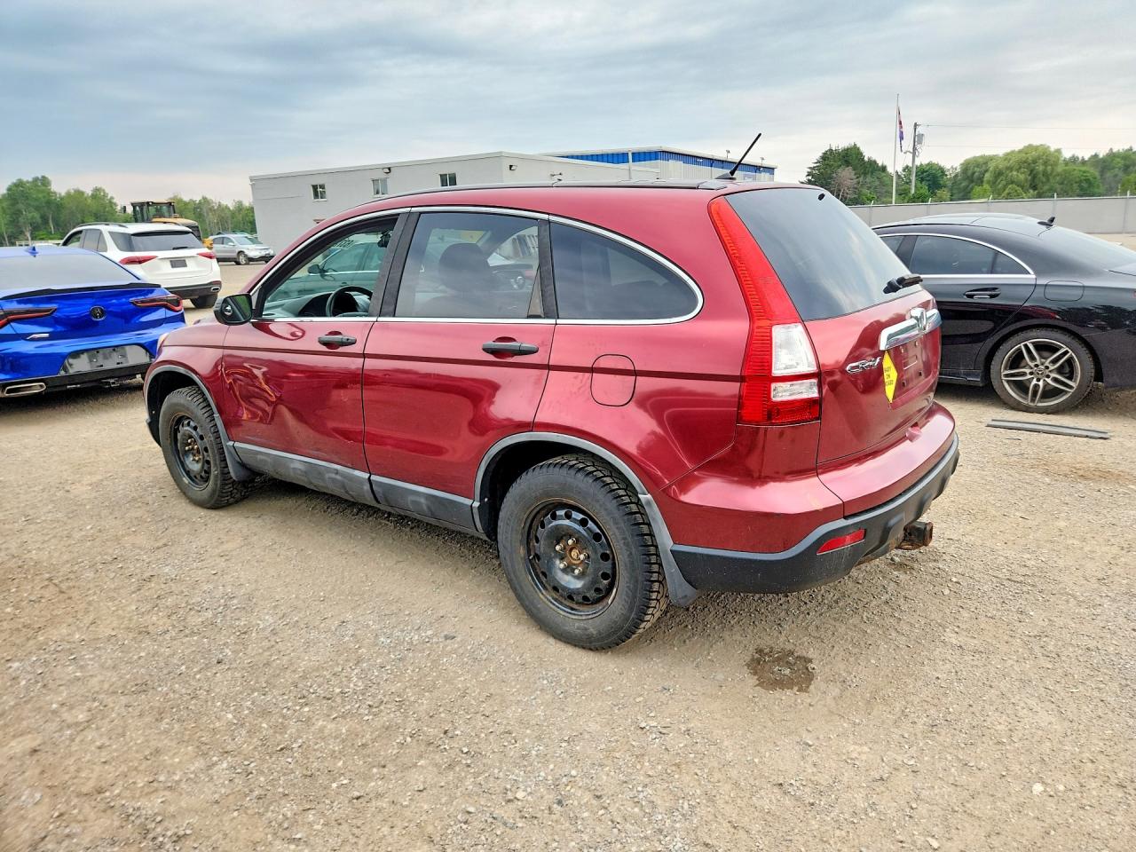 2008 Honda Cr-v Ex Red vin: 5J6RE48548L820036