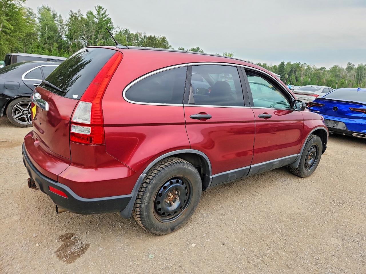 2008 Honda Cr-v Ex Red vin: 5J6RE48548L820036