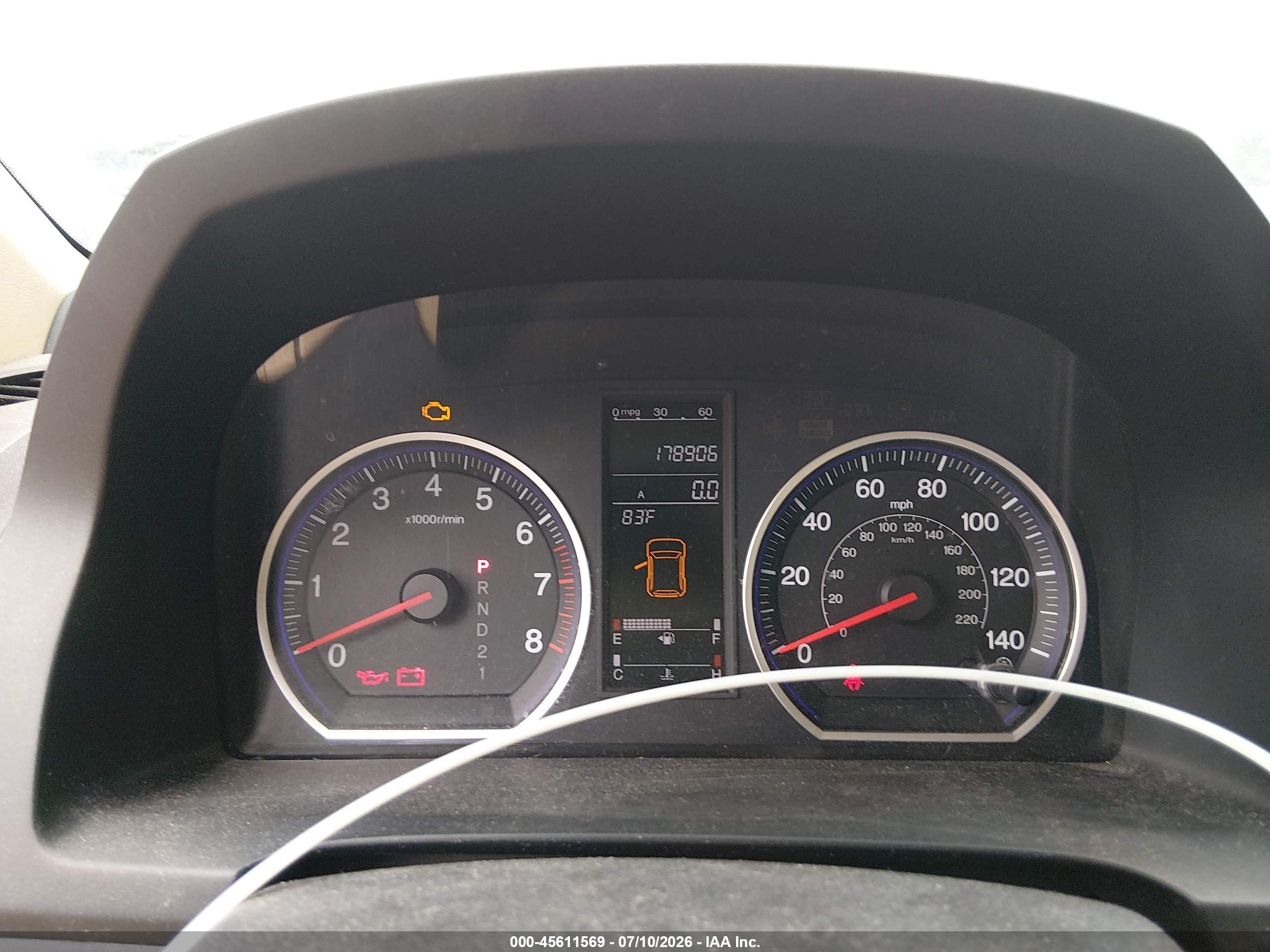 2009 Honda Cr-v Ex Black vin: 5J6RE48549L006907