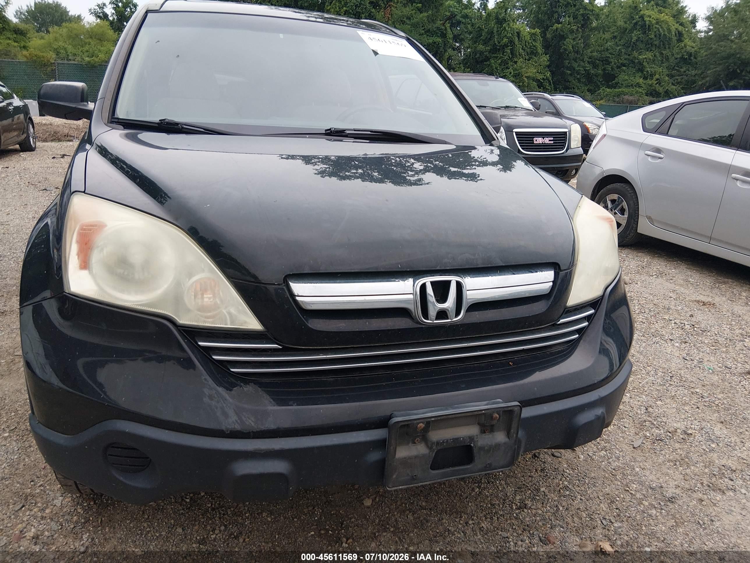 2009 Honda Cr-v Ex Black vin: 5J6RE48549L006907