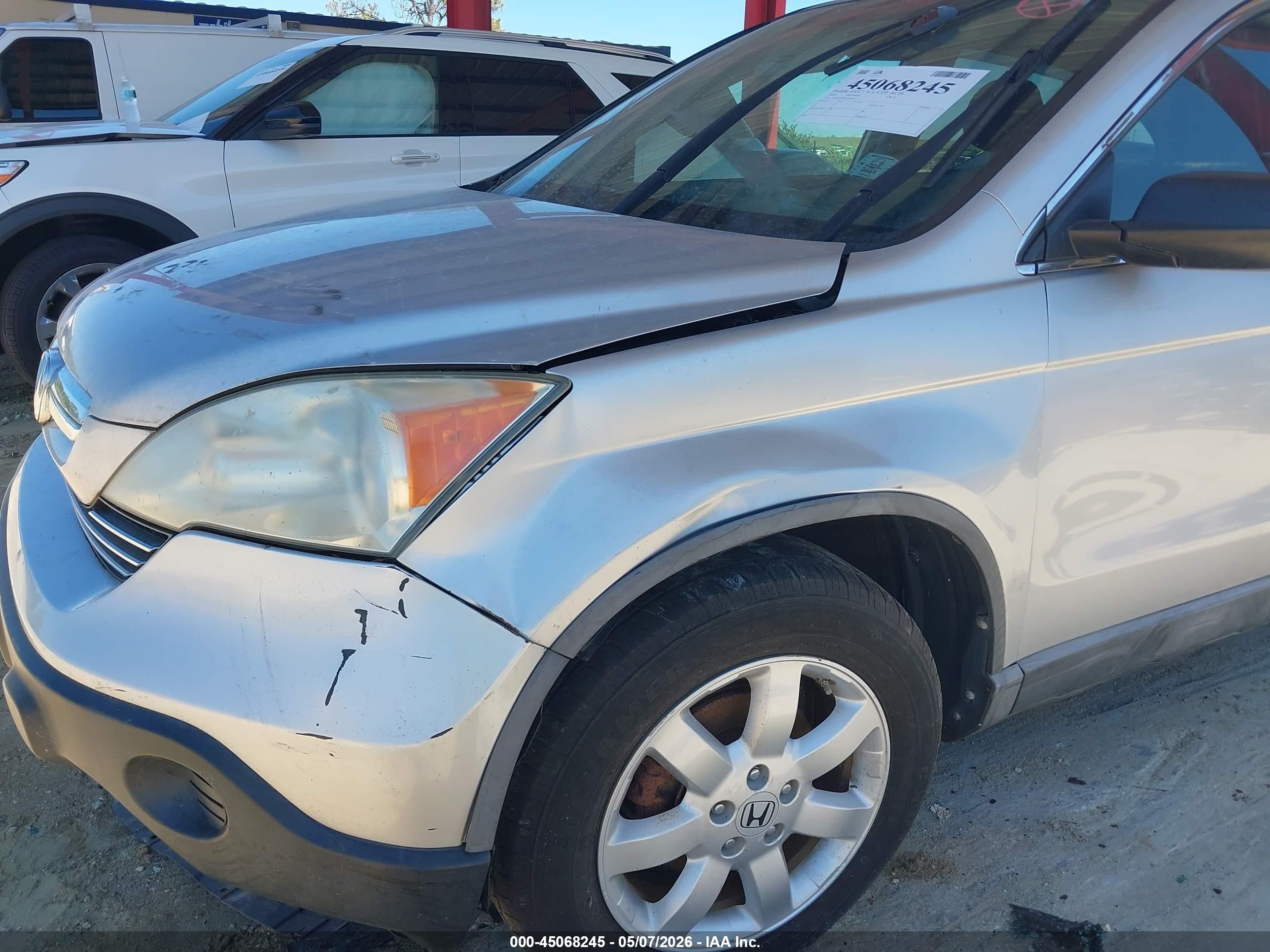 2009 Honda Cr-v Ex Silver vin: 5J6RE48549L008589