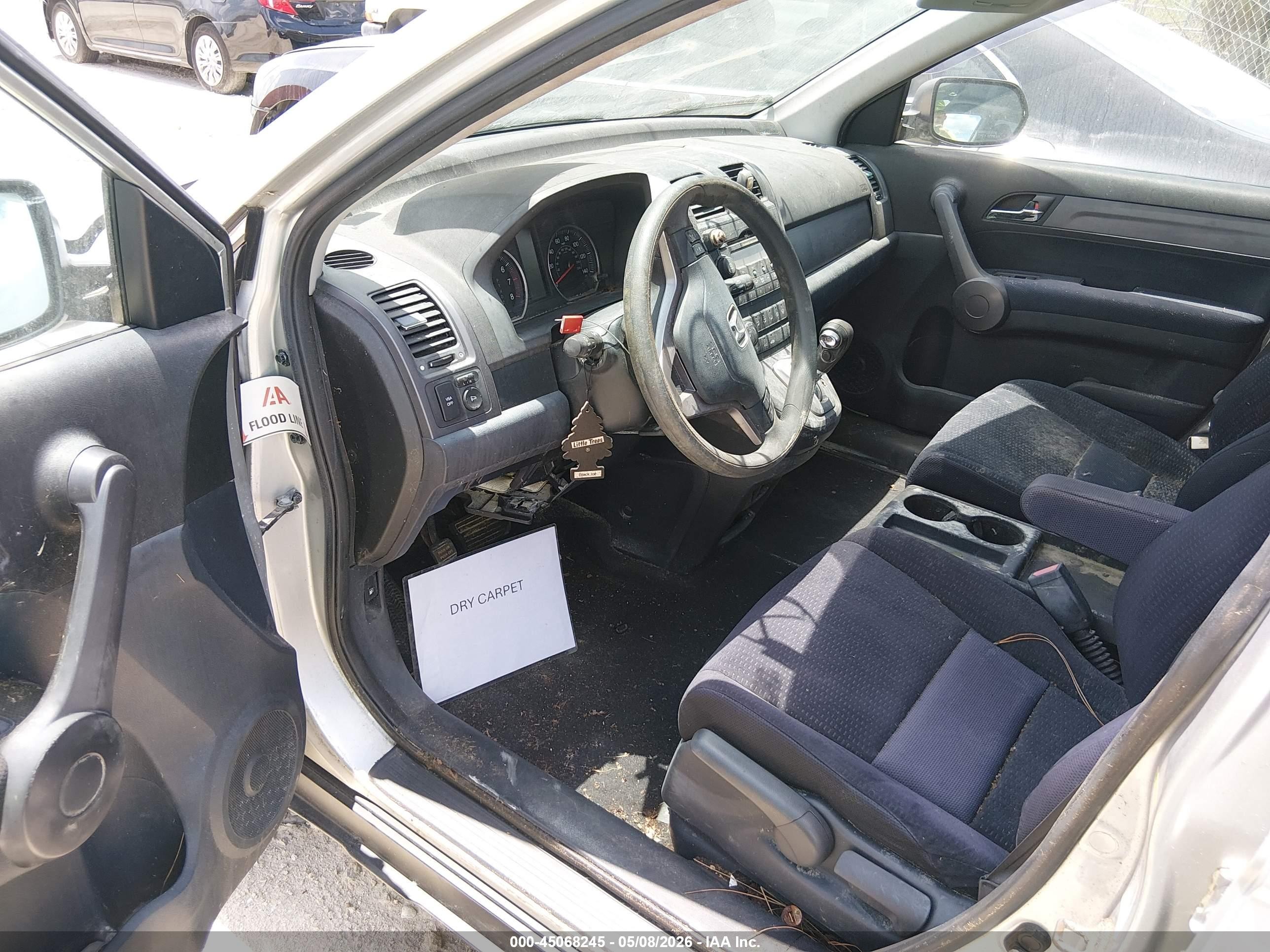 2009 Honda Cr-v Ex Silver vin: 5J6RE48549L008589