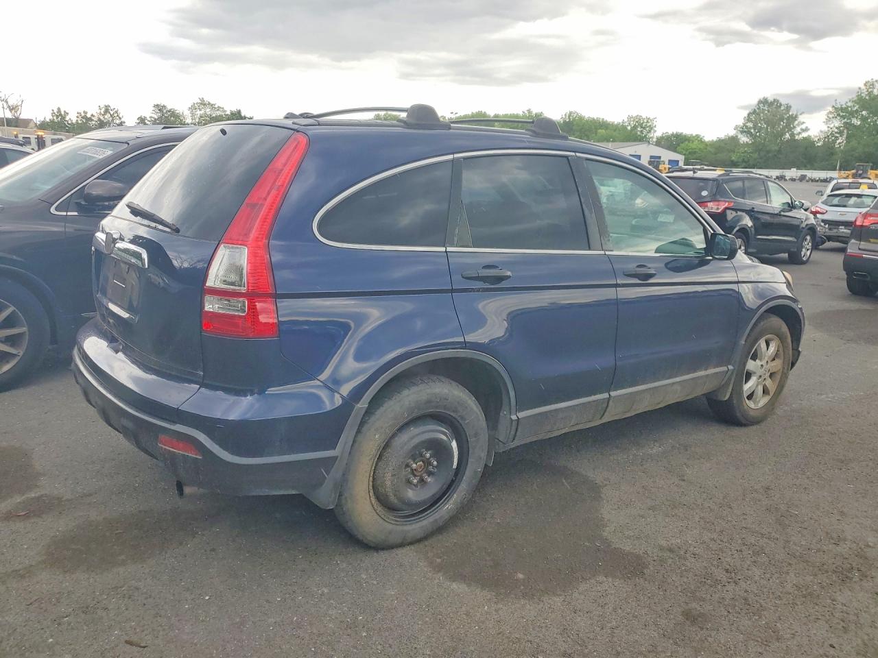2009 Honda Cr-v Ex Blue vin: 5J6RE48549L013307