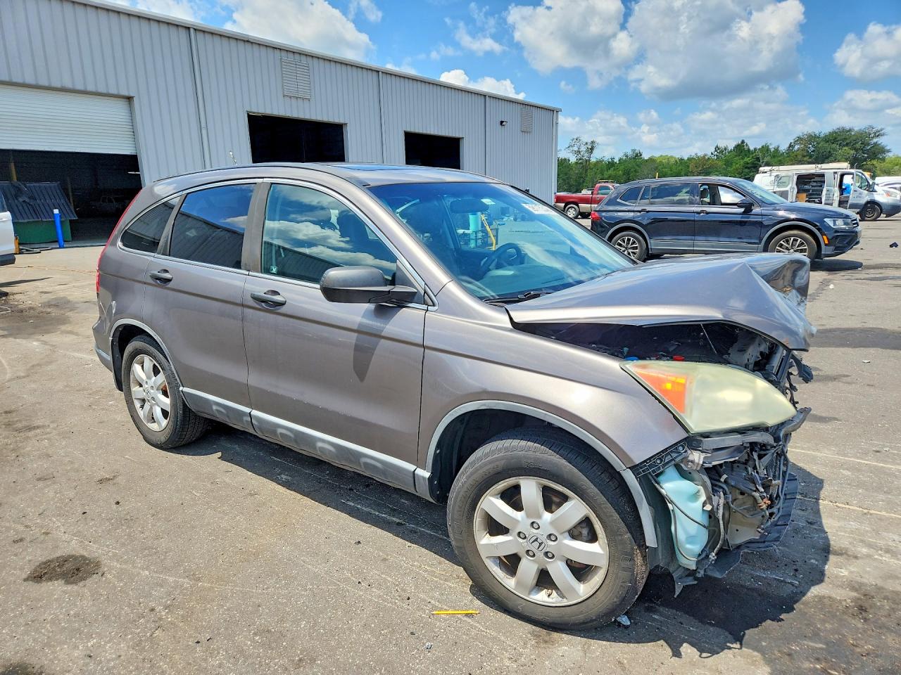 2009 Honda Cr-v Ex Gray vin: 5J6RE48549L031418