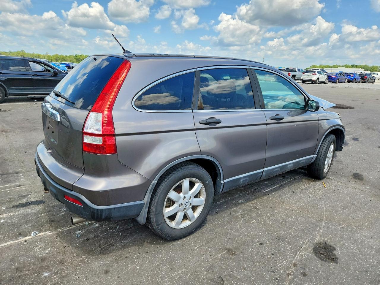 2009 Honda Cr-v Ex Gray vin: 5J6RE48549L031418