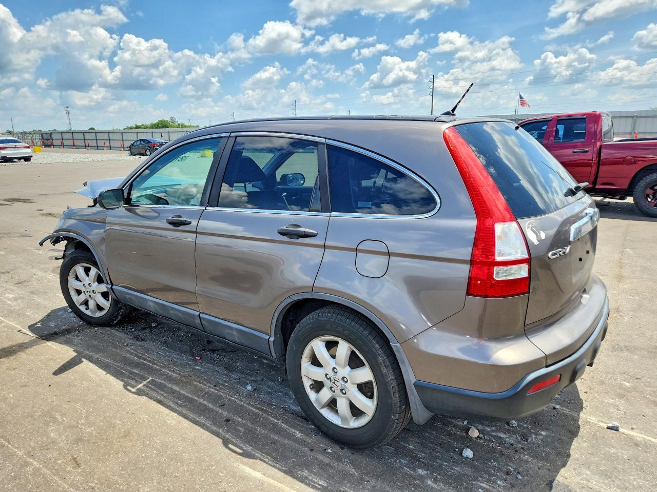 2009 Honda Cr-v Ex Gray vin: 5J6RE48549L031418