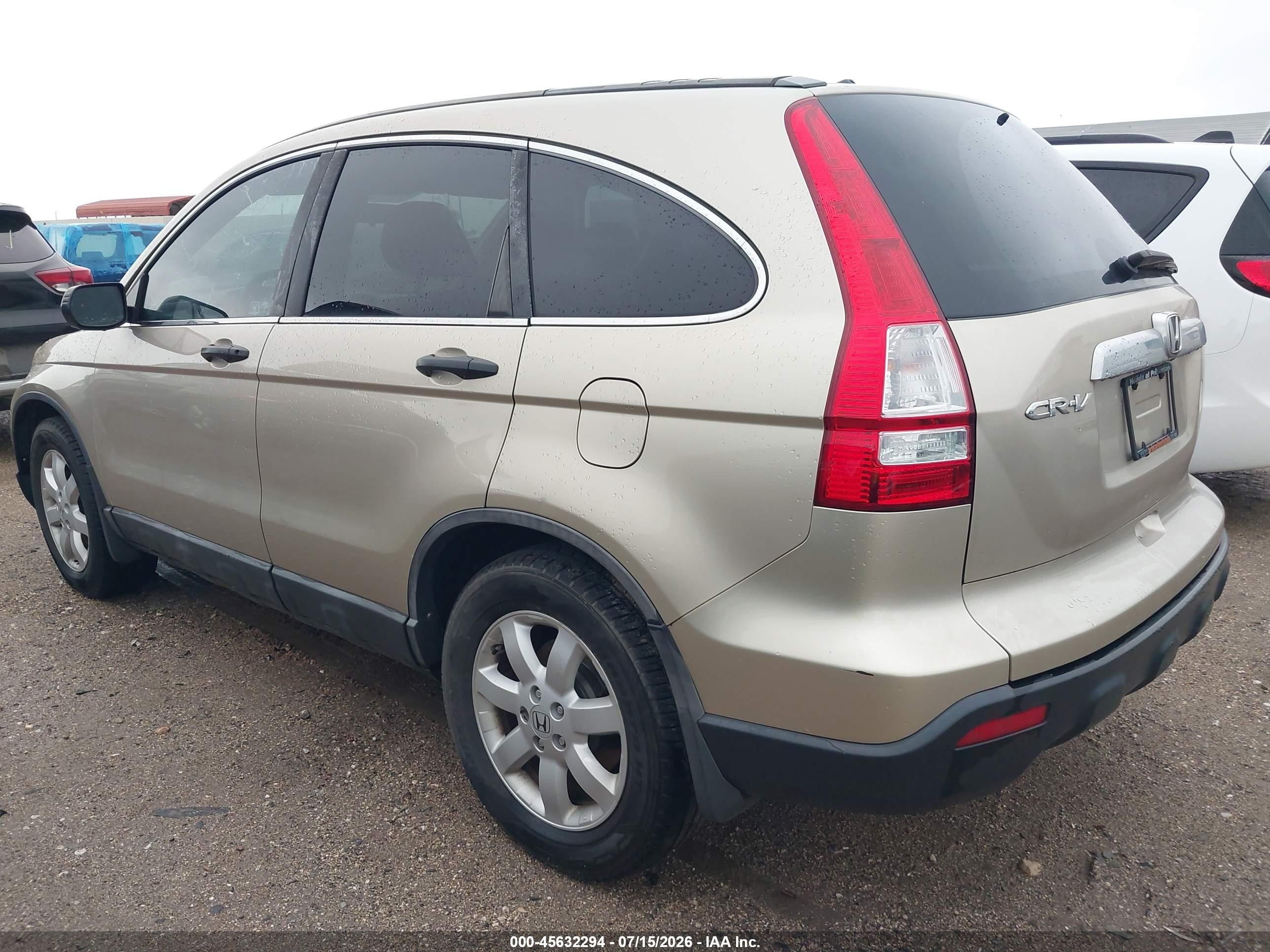 2009 Honda Cr-v Ex Золотой vin: 5J6RE48549L041382