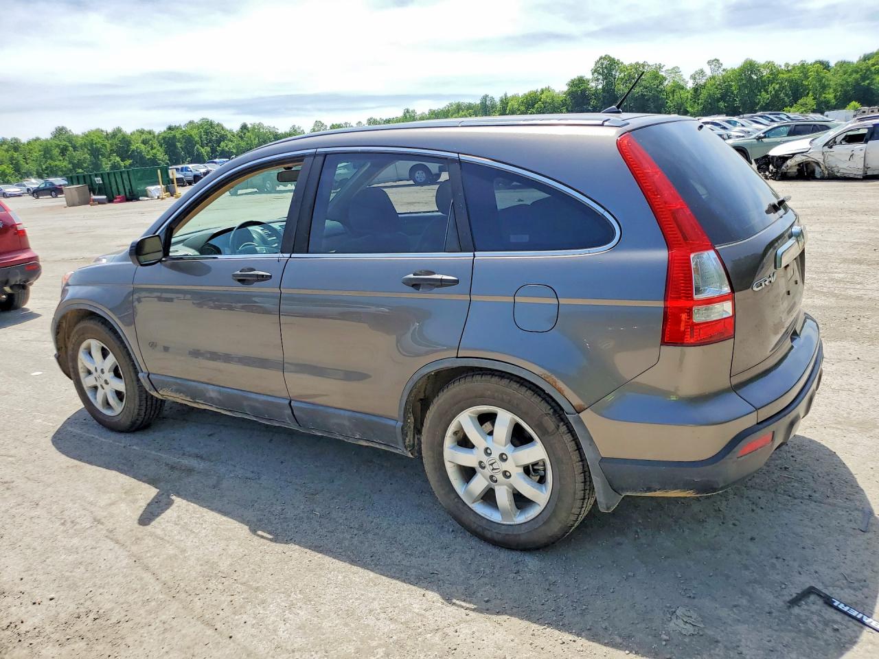 2009 Honda Cr-v Ex Gray vin: 5J6RE48549L061308