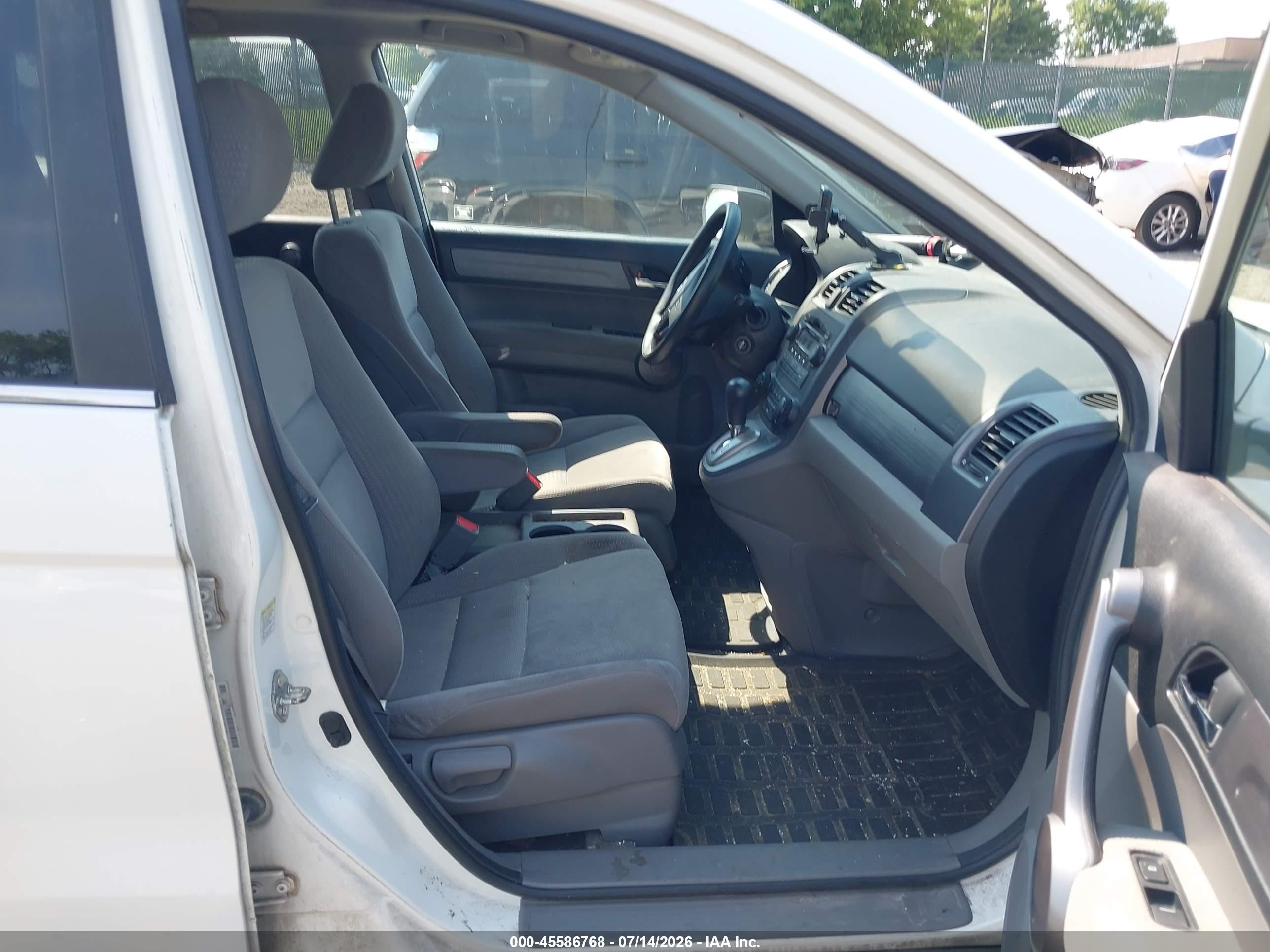 2009 Honda Cr-v Ex White vin: 5J6RE48549L062782