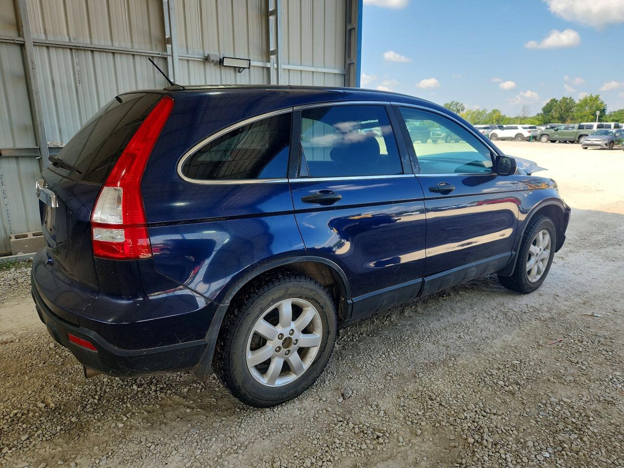 2007 Honda Cr-v Ex Blue vin: 5J6RE48557L018450