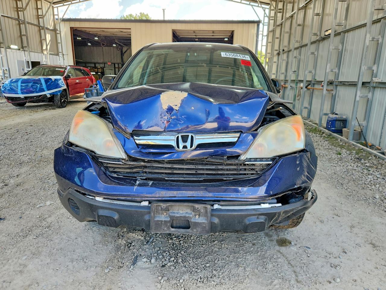 2007 Honda Cr-v Ex Blue vin: 5J6RE48557L018450