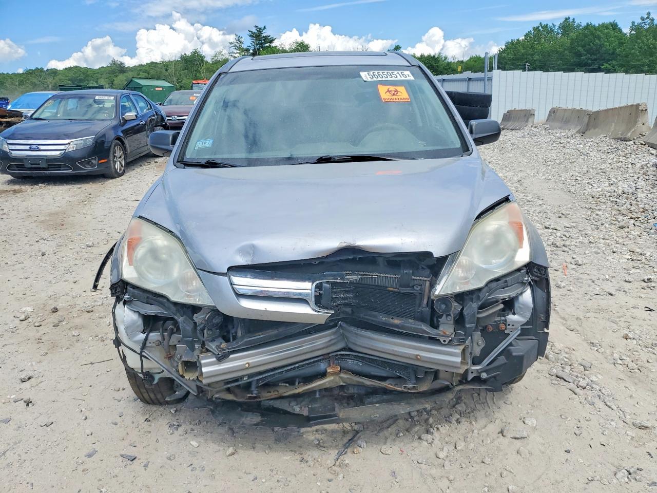 2008 Honda Cr-v Ex Silver vin: 5J6RE48558L006882