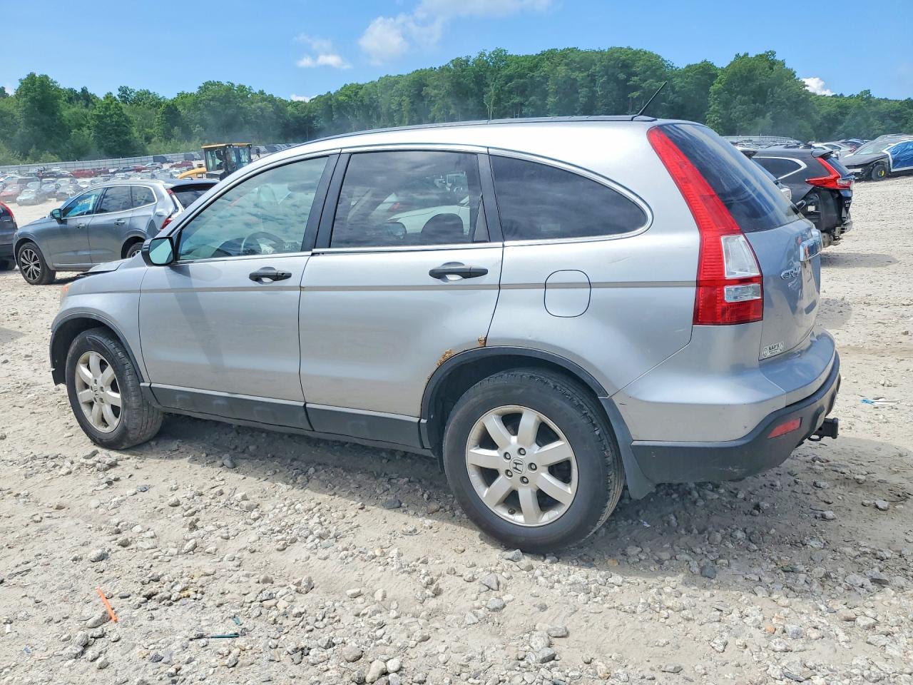 2008 Honda Cr-v Ex Silver vin: 5J6RE48558L006882