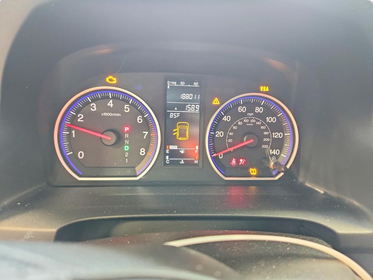 2008 Honda Cr-v Ex Blue vin: 5J6RE48558L029191