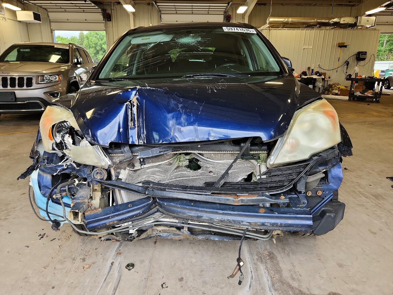 2008 Honda Cr-v Ex Blue vin: 5J6RE48558L029191