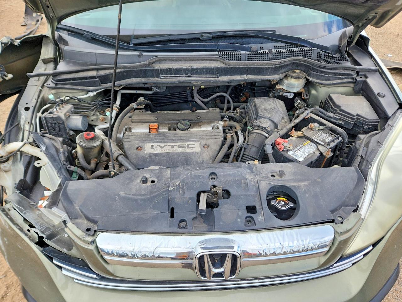 2008 Honda Cr-v Ex Green vin: 5J6RE48558L042460