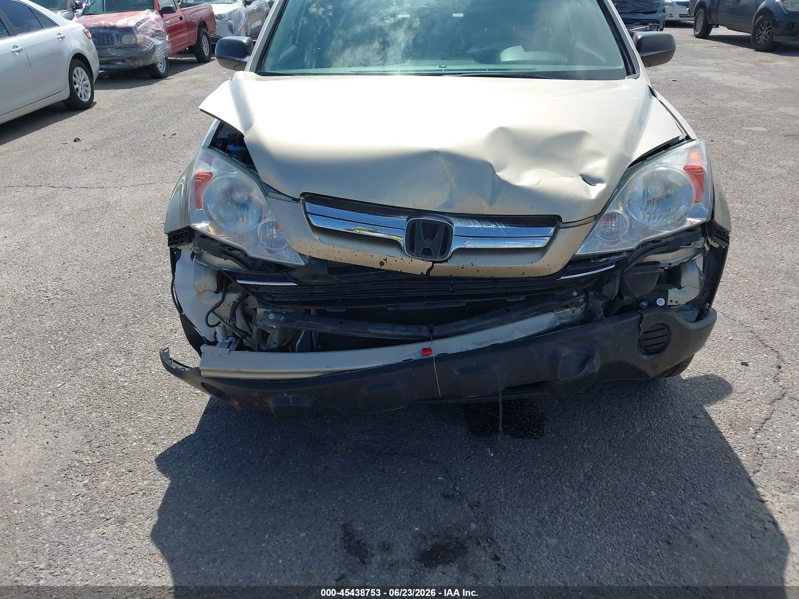 2008 Honda Cr-v Ex Gold vin: 5J6RE48558L042488