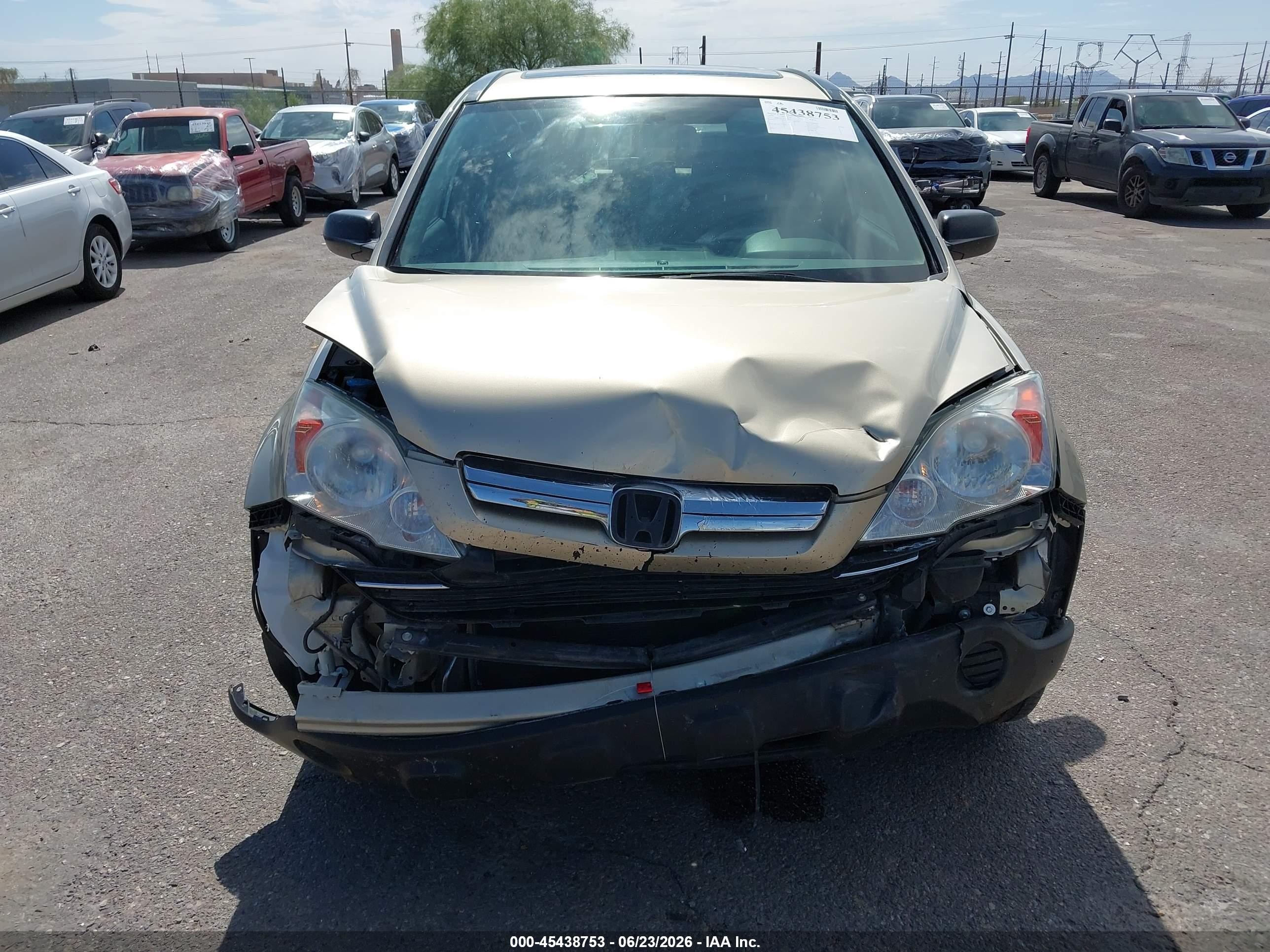 2008 Honda Cr-v Ex Gold vin: 5J6RE48558L042488