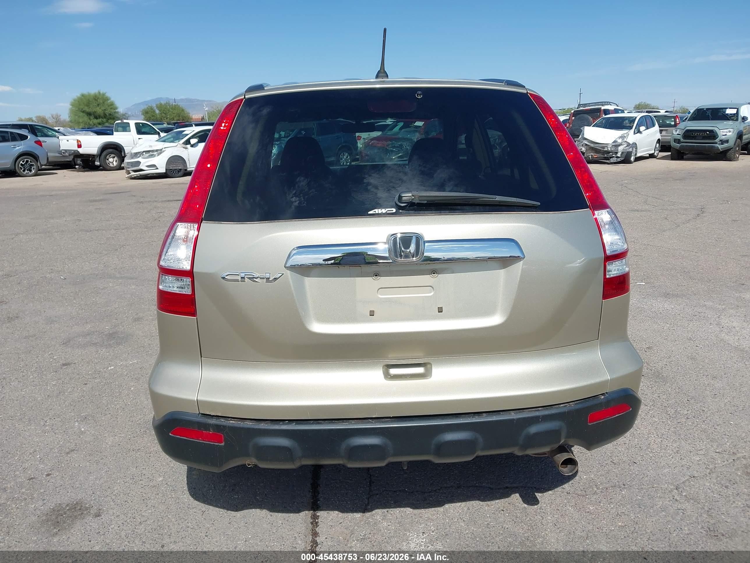 2008 Honda Cr-v Ex Gold vin: 5J6RE48558L042488