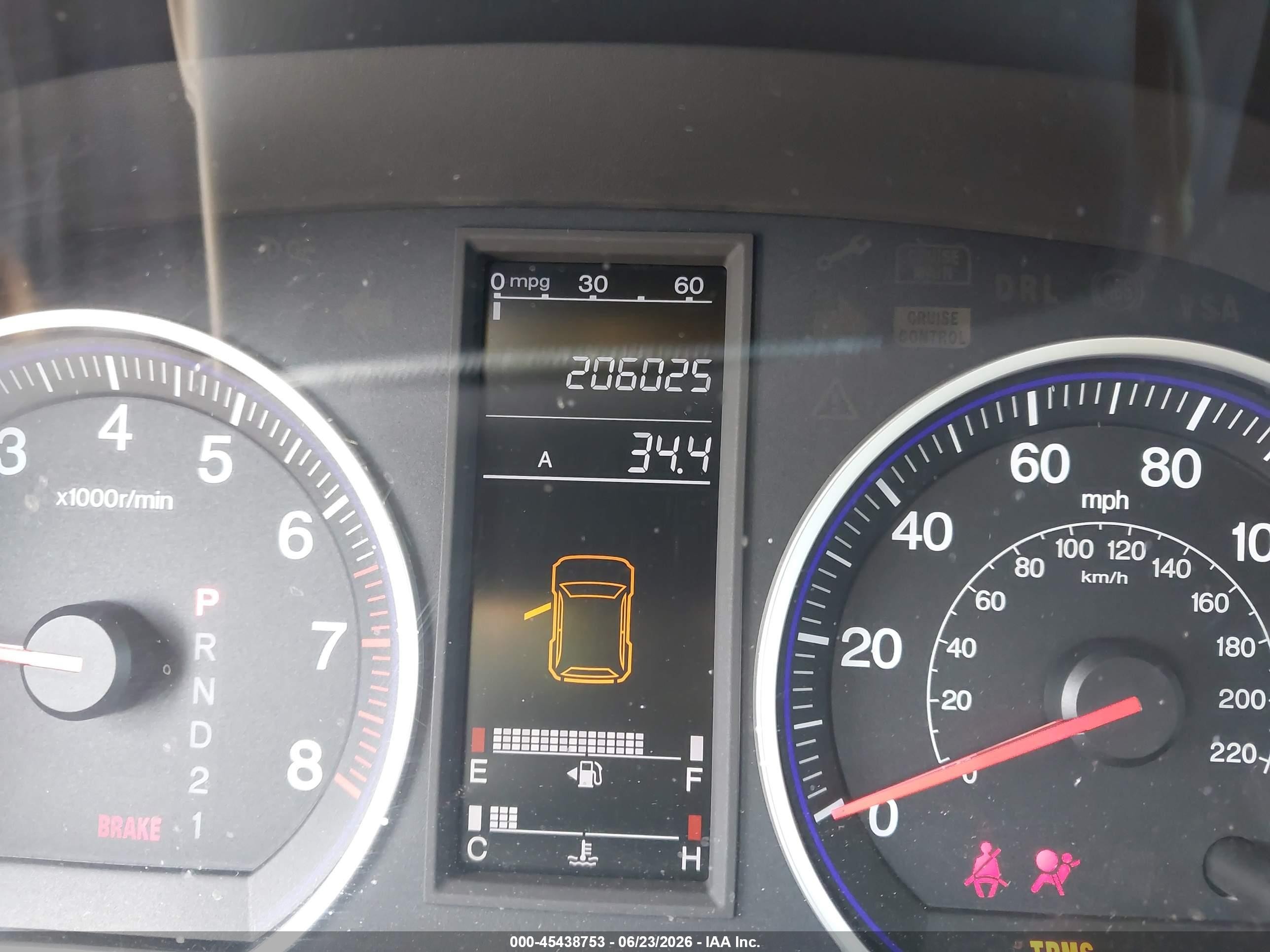 2008 Honda Cr-v Ex Gold vin: 5J6RE48558L042488