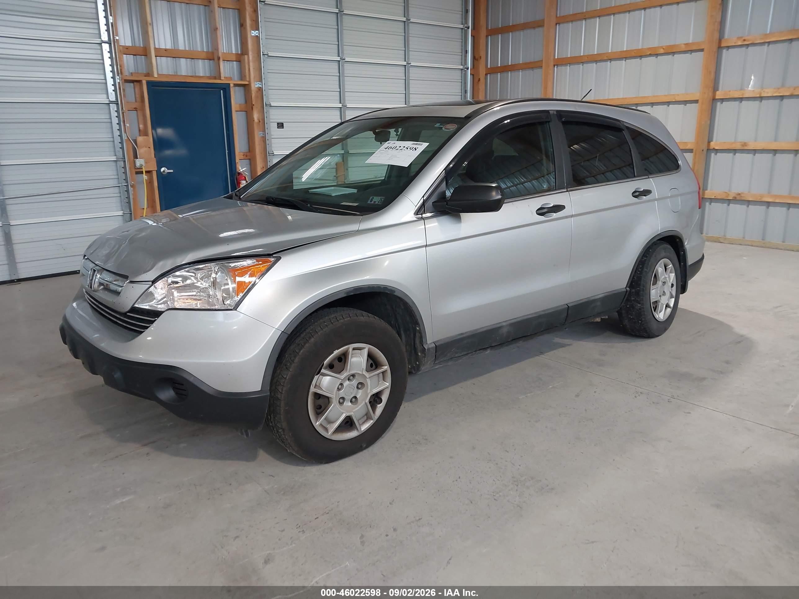 2009 Honda Cr-v Ex Silver vin: 5J6RE48559L012036