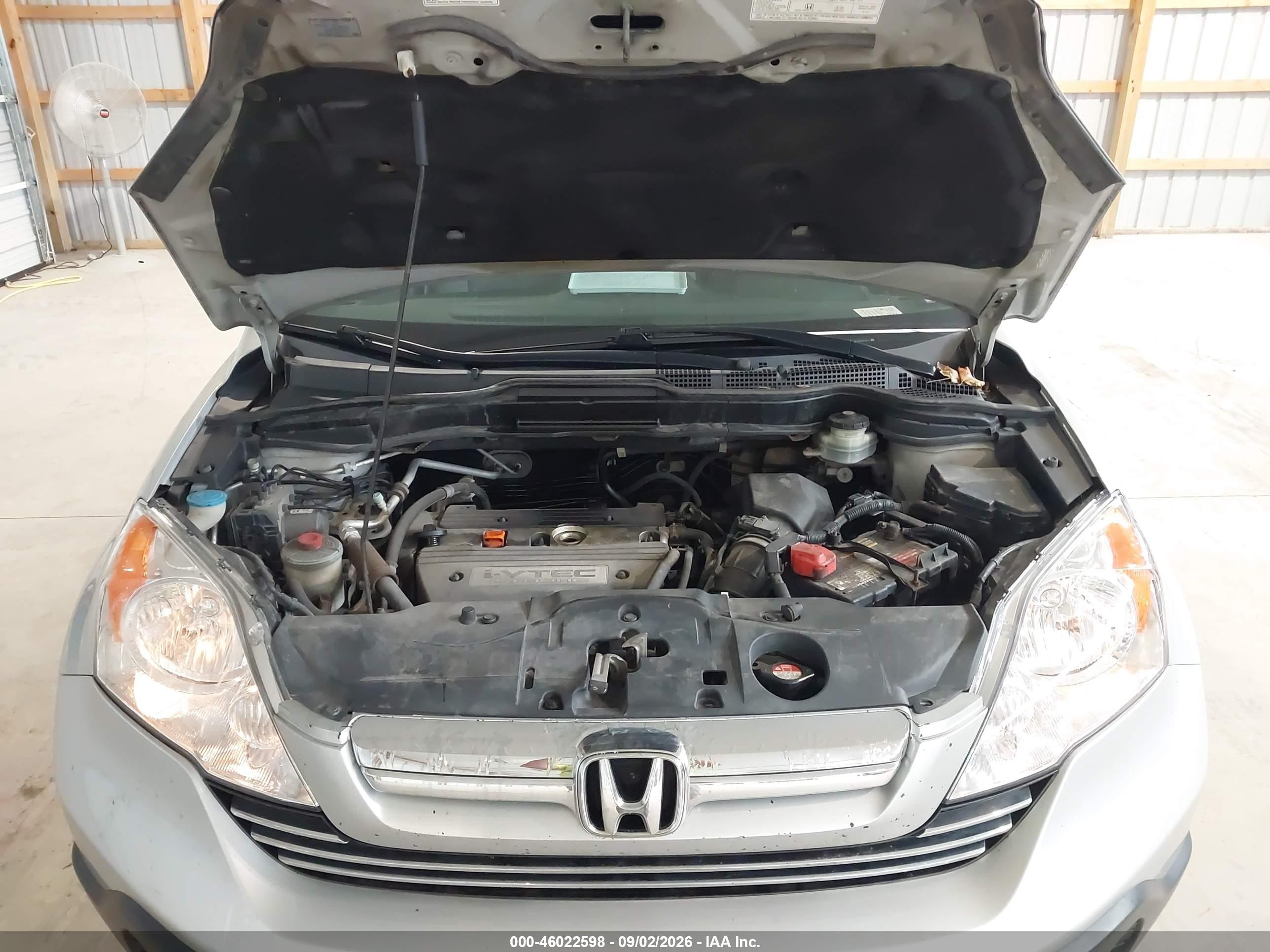 2009 Honda Cr-v Ex Silver vin: 5J6RE48559L012036