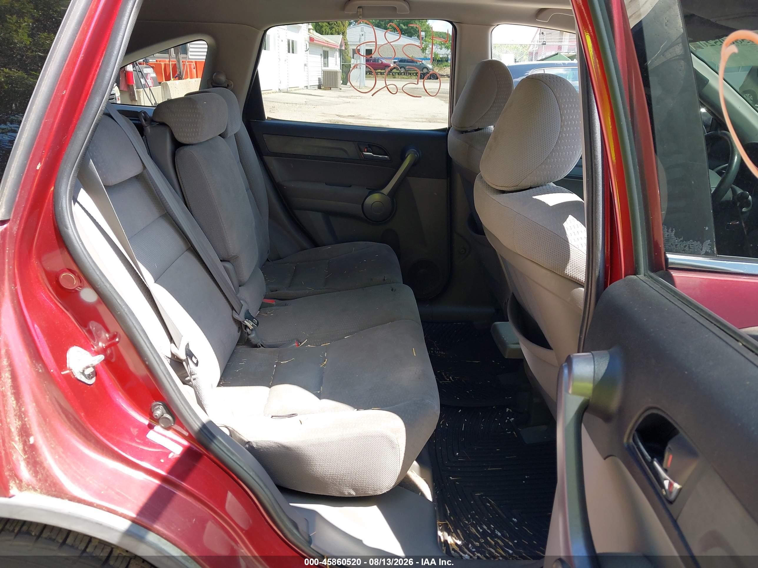 2009 Honda Cr-v Ex Maroon vin: 5J6RE48559L020587