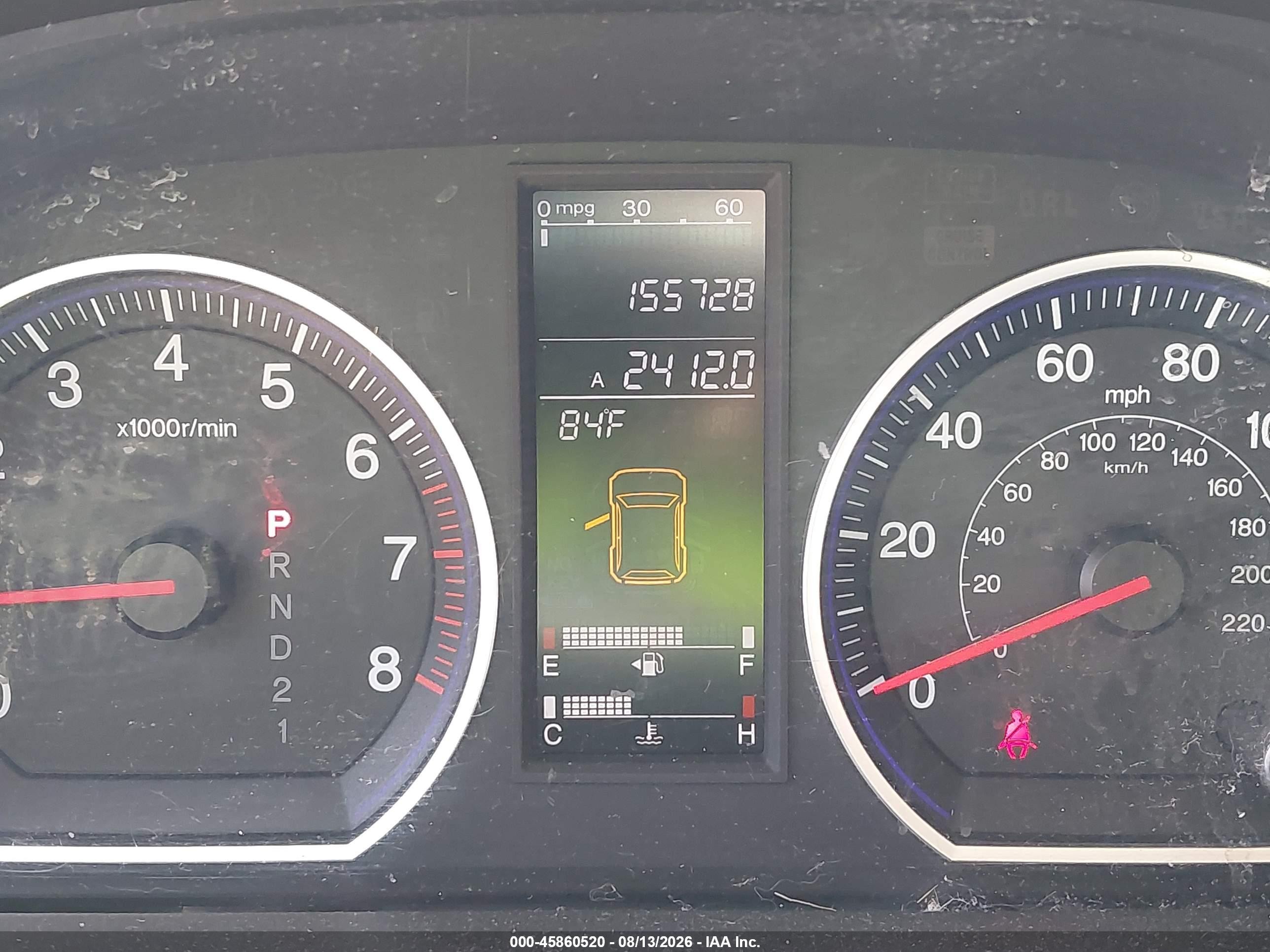 2009 Honda Cr-v Ex Maroon vin: 5J6RE48559L020587