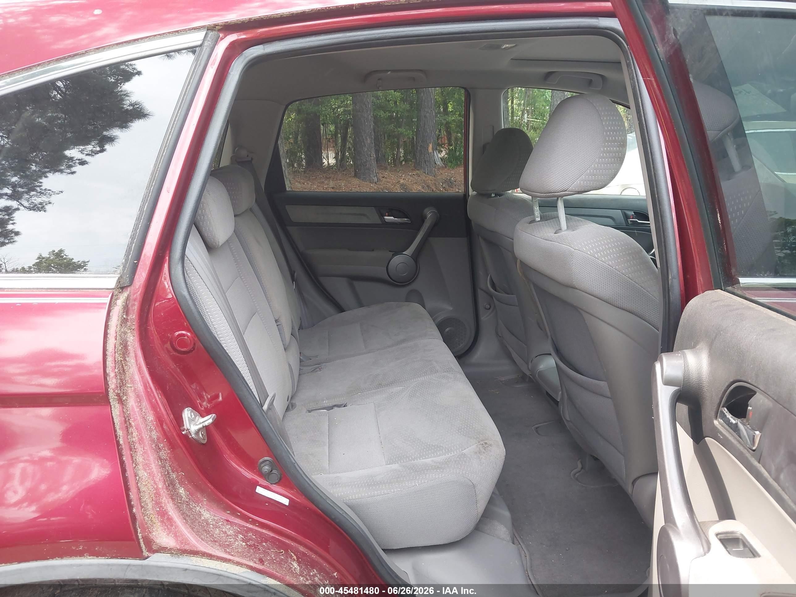 2009 Honda Cr-v Ex Красный vin: 5J6RE48559L020640