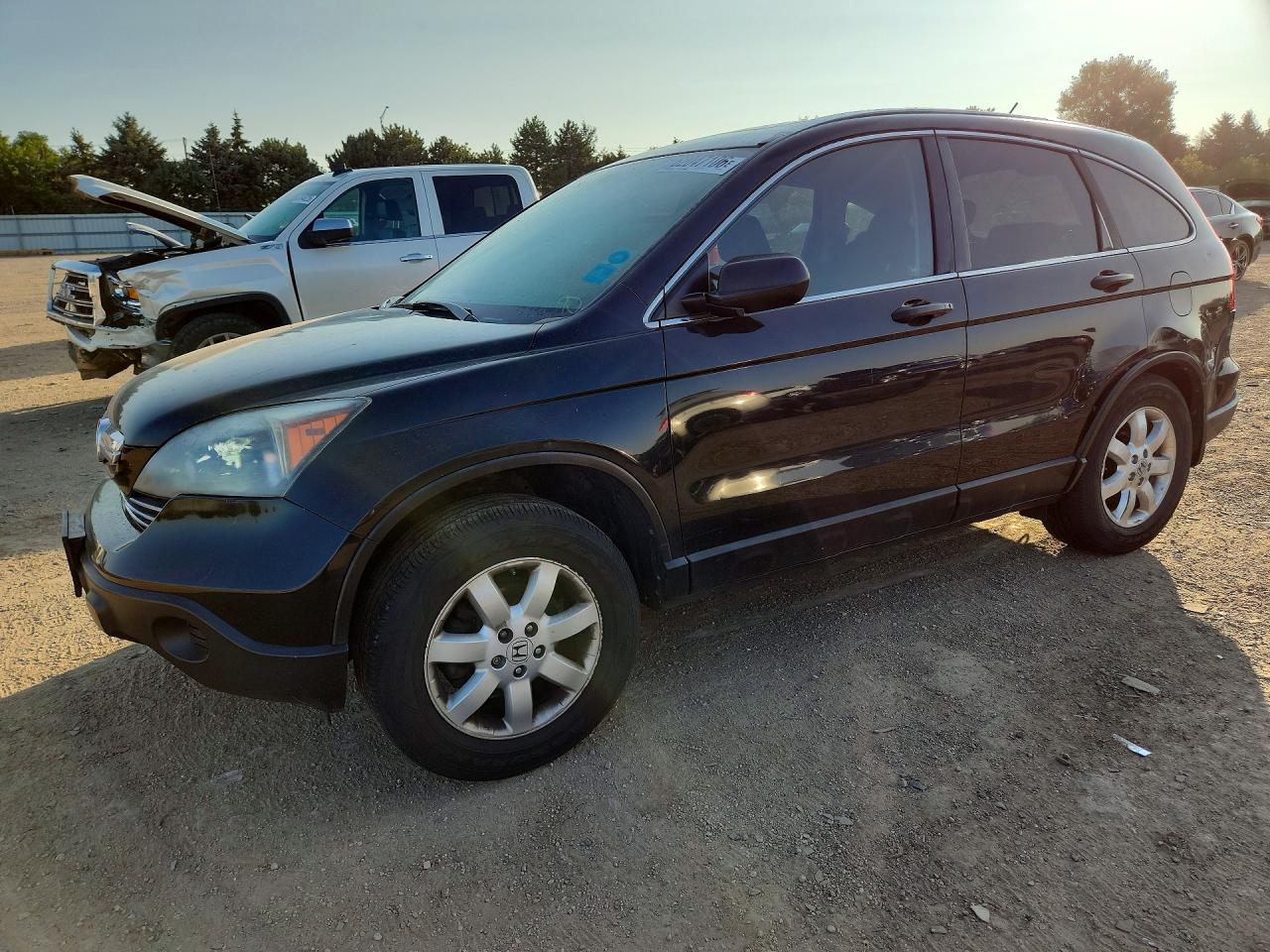 2009 Honda Cr-v Ex Черный vin: 5J6RE48559L023957