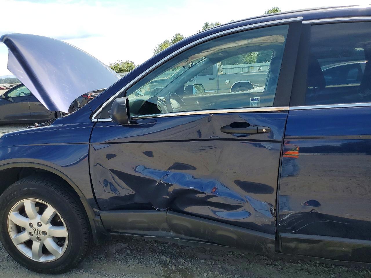 2009 Honda Cr-v Ex Синий vin: 5J6RE48559L026759
