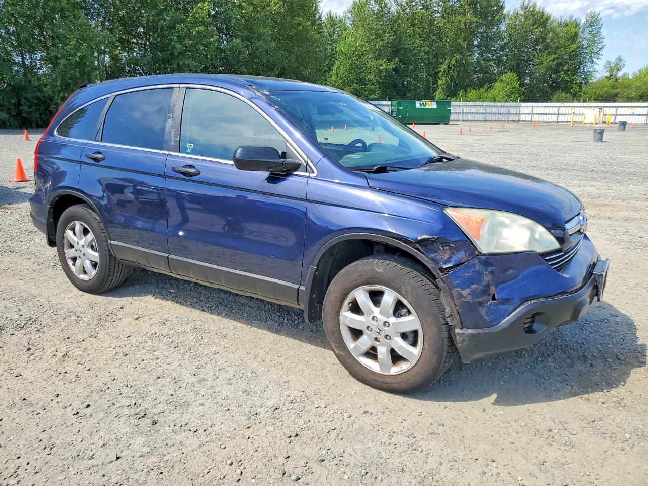 2009 Honda Cr-v Ex Синий vin: 5J6RE48559L026759