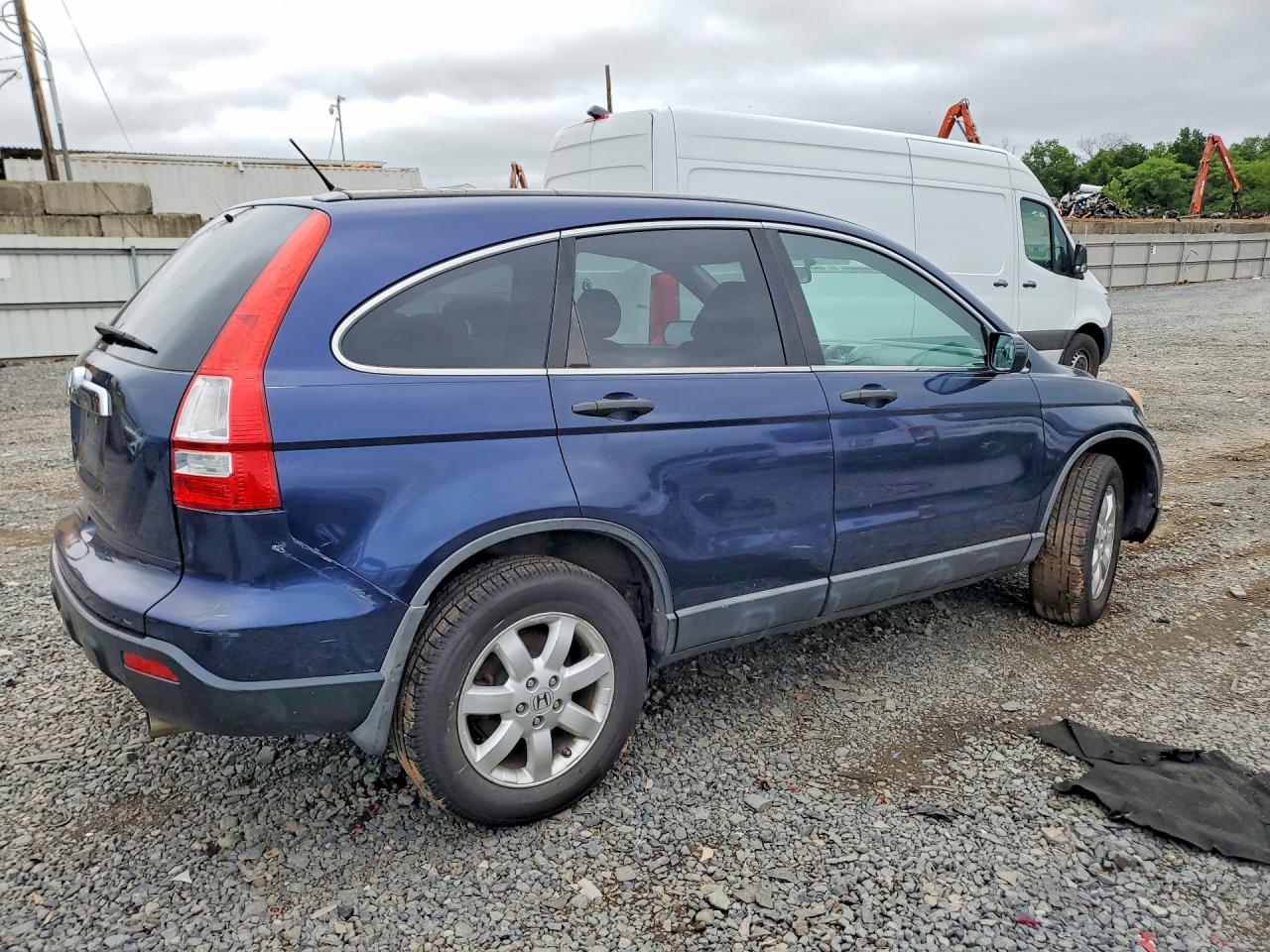 2009 Honda Cr-v Ex Blue vin: 5J6RE48559L033811