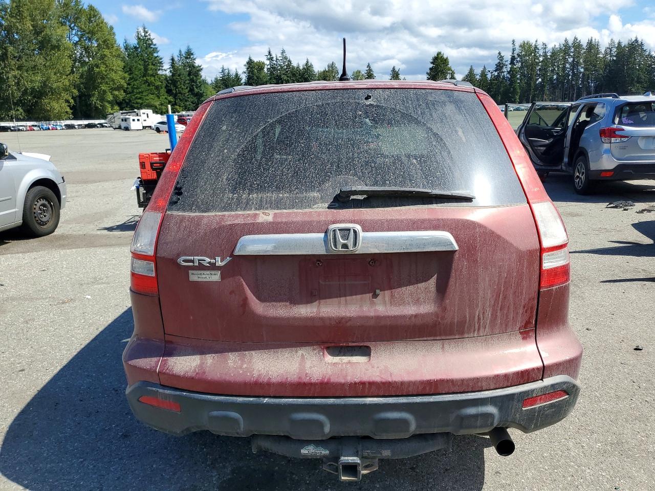 2009 Honda Cr-v Ex Red vin: 5J6RE48559L054450