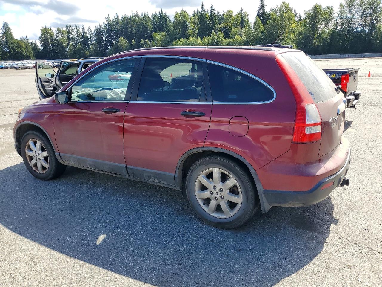 2009 Honda Cr-v Ex Red vin: 5J6RE48559L054450