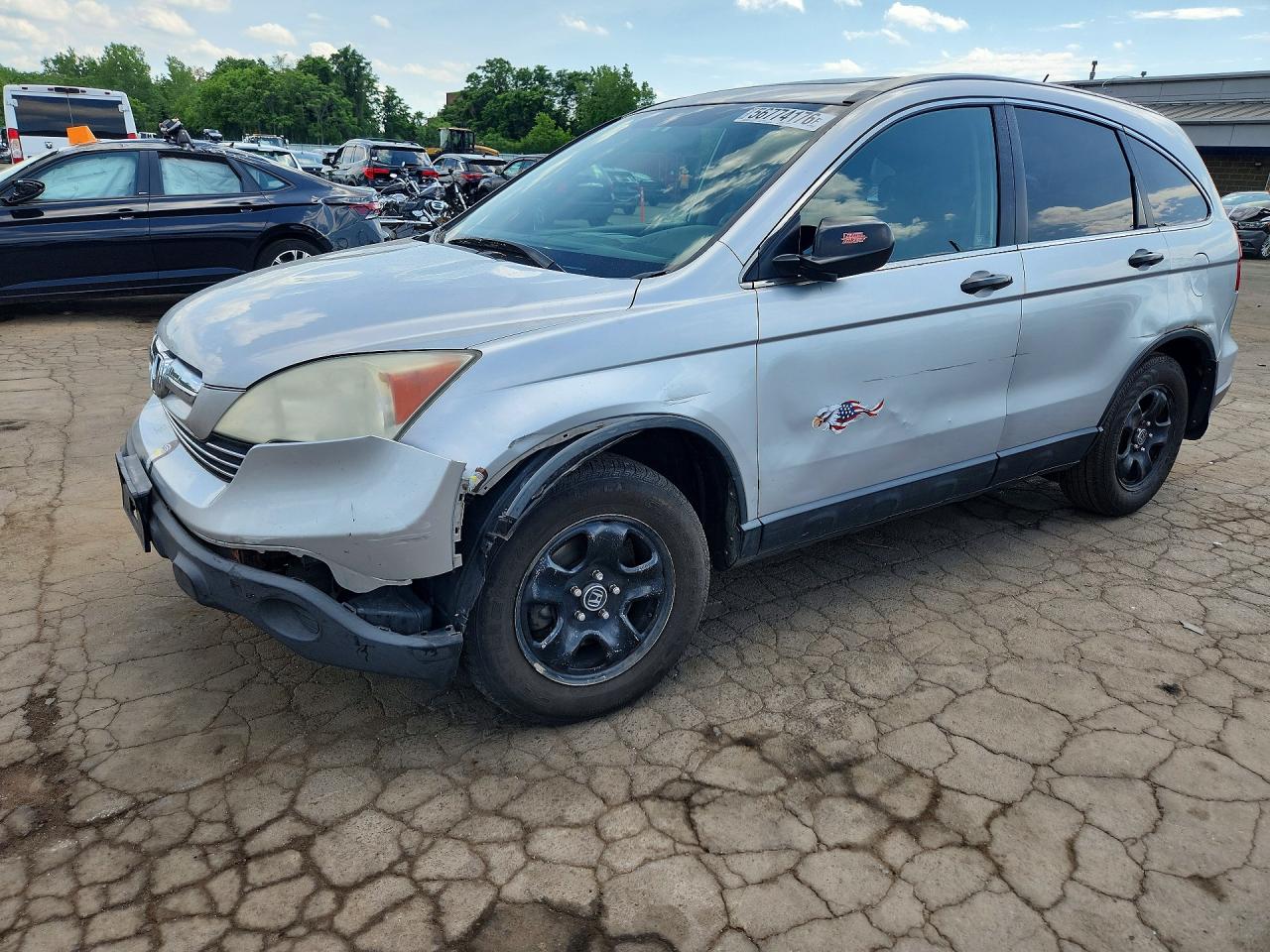 2009 Honda Cr-v Ex Silver vin: 5J6RE48559L070390