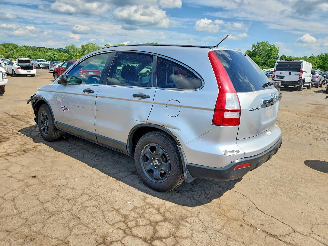 2009 Honda Cr-v Ex Silver vin: 5J6RE48559L070390