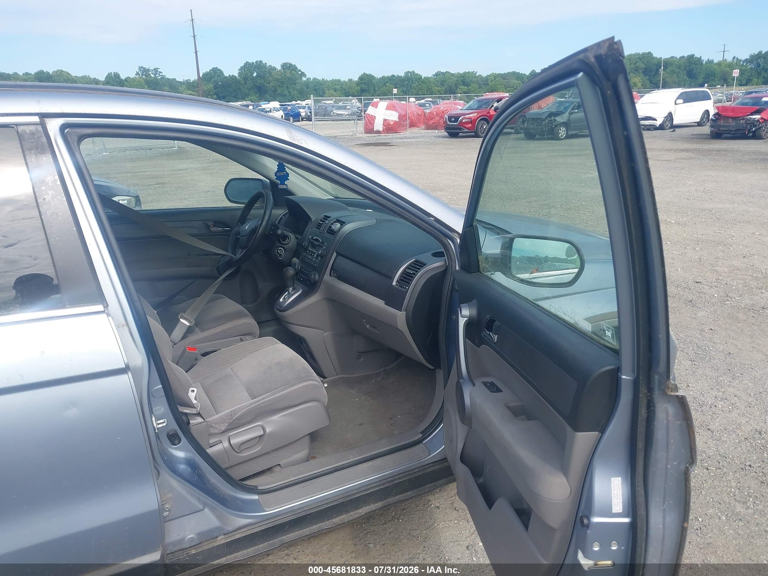 2008 Honda Cr-v Ex Blue vin: 5J6RE48568L013307