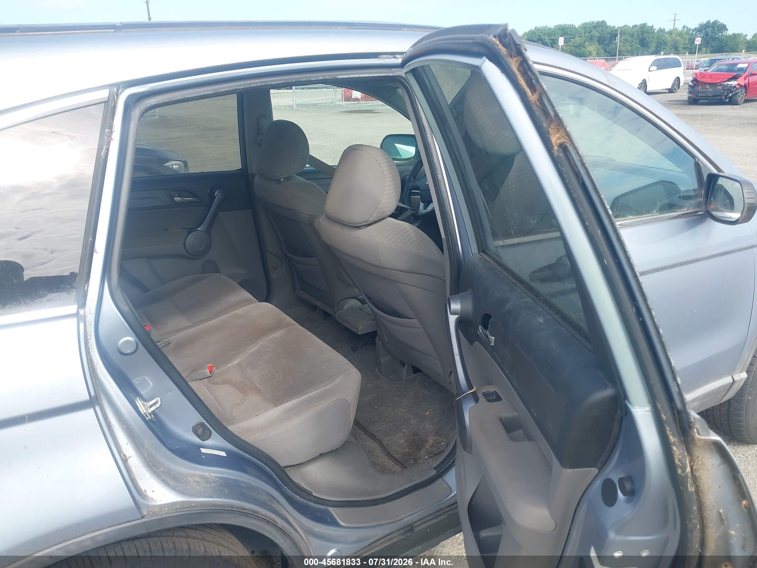 2008 Honda Cr-v Ex Blue vin: 5J6RE48568L013307