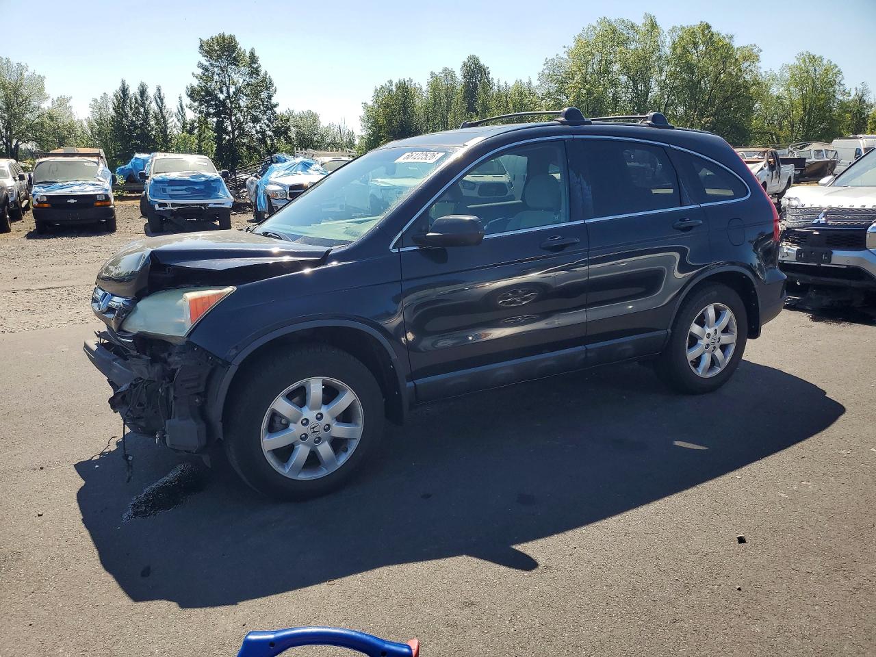 2008 Honda Cr-v Ex Black vin: 5J6RE48568L034495