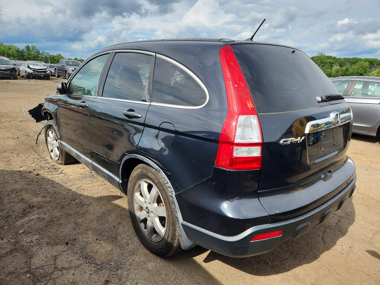 2008 Honda Cr-v Ex Blue vin: 5J6RE48568L037901