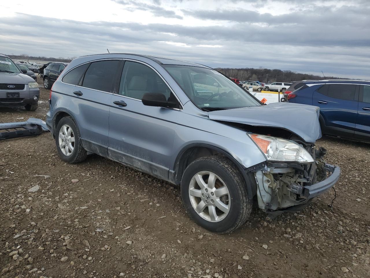 2008 Honda Cr-v Ex Blue vin: 5J6RE48568L044024