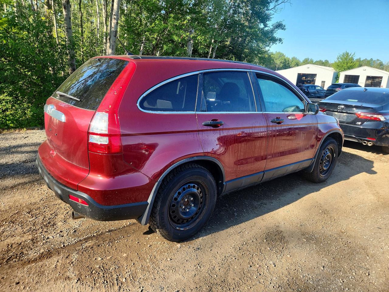 2008 Honda Cr-v Ex Red vin: 5J6RE48568L804128