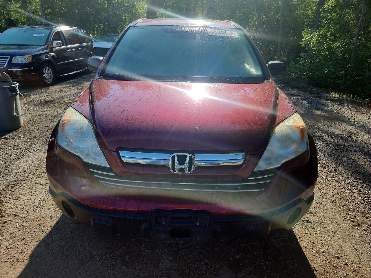 2008 Honda Cr-v Ex Red vin: 5J6RE48568L804128