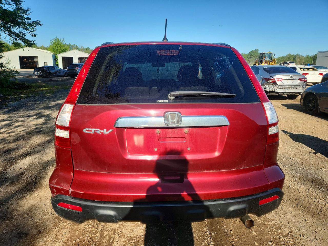 2008 Honda Cr-v Ex Red vin: 5J6RE48568L804128