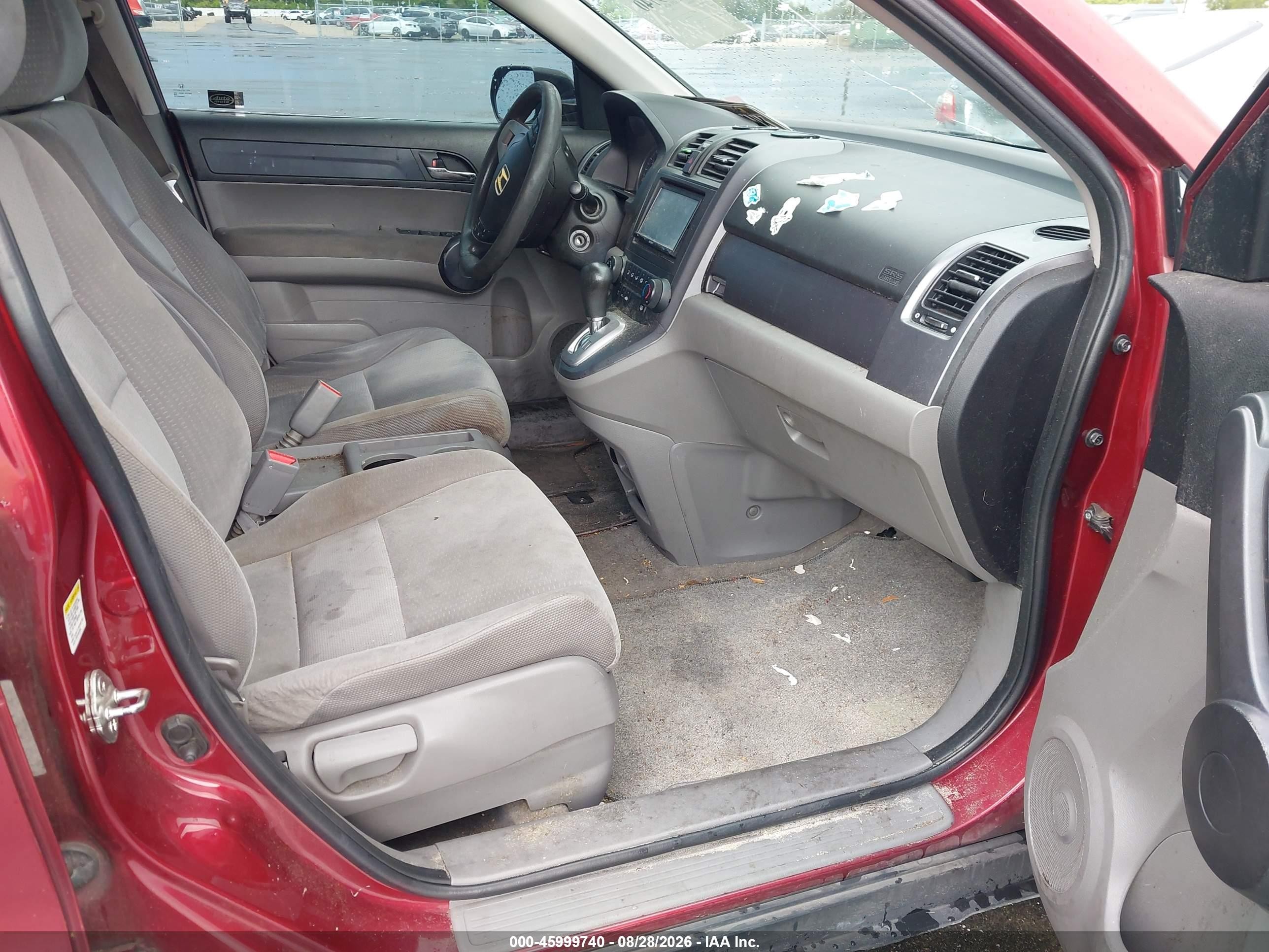 2009 Honda Cr-v Ex Maroon vin: 5J6RE48569L011543